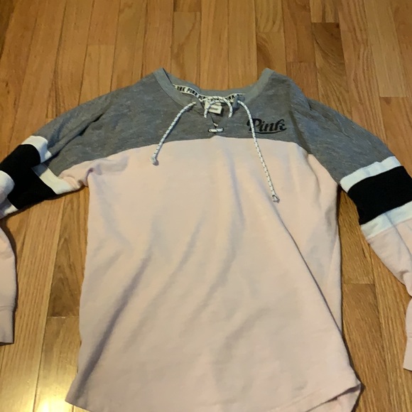 PINK hockey style sweater - Picture 2 of 3